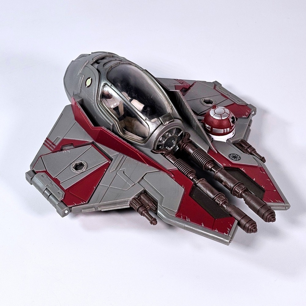 Star Wars Mission Fleet Obi-Wan Kenobi Jedi Starfighter Action Figure & Vehicle